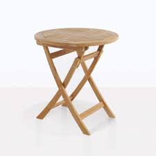 Nouveau alloy bistro table h: Round Teak Folding Dining Table Outdoor Furniture Design Warehouse Nz