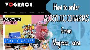 You can see this effect on our clear acrylic charms above. How To Order Acrylic Charms From Vograce Com Youtube
