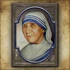 St. Mother Teresa of Calcutta Wood Plaque & Holy Card GIFT SET Catholic  Parton Saint of World Youth Day, Confirmation