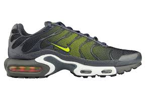 Nike Air Max Plus Tuned 1 Grey Venom Green Eu Kicks Sneaker Magazine Nike Air Max Nike Air Max Plus Nike