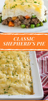 Classic Shepherd S Pie Cottage Pie English Dishes Cottage Pie Cottage Pie Recipe