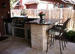 Small outdoor kitchen with bar seating. 37 Outdoor Kitchen Ideas Designs Picture Gallery Designing Idea