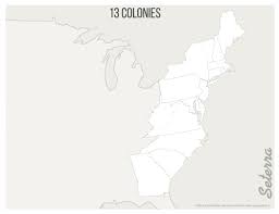 13 Colonies Map Without Names The U.s.: 13 Colonies Printables - Map Quiz Game