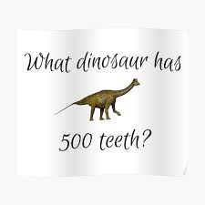 Each tooth used to get replaced every 14 days. Nigersaurus Posters Redbubble