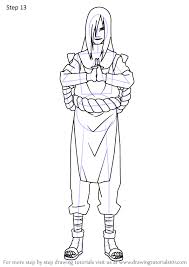 Free printable worksheets for your students. Step By Step How To Draw Orochimaru From Naruto Drawingtutorials101 Com