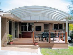 Prep your patio for outdoor dinner parties with a sound system. Reboss Awnings For Doors Windows Carports And Patios