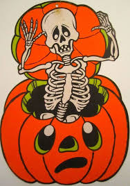 Pin By Paul Melniczek On Deko Herbst Halloween Skeletons Vintage Halloween Decorations Vintage Halloween Images