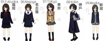 les differentes facons de porter l uniforme a travers le japon japonais coloriage princesse disney jasmine