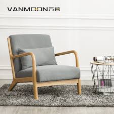 This leisure chair offers you the ultimate in lounging in any room of the house. Wanmu Nordic Lazy Sofa Solid Wood Single Seat Sofa Chair Small Apartment Simple Balcony Leisure Chair Bedroom Small Sofa Living Room Chairs Aliexpress