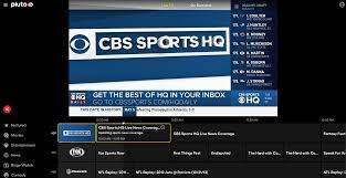 Pluto tv has movies, tv shows, and things like a diy channel and live news. Pluto Tv Expands With Addition Of Cbs Sports Hq New Deals With Tivo And Verizon Techcrunch
