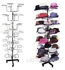 Hat Cap Display Retail Hat Cap Rack Rotating Spinner Metal Stand Floor Cap Rack Cap Display Hat Display