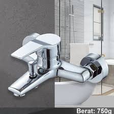 Sebelum membeli dan memasangnya di rumah, pelajari dulu beberapa hal tentang kran shower air panas dingin berikut ini. Jual Kran Shower Keran Kamar Mandi Toilet Air Panas Dingin Keran Mixer Bathtub 2 Cabang Tanam Brass Cuci Di Lapak Rumix Bukalapak