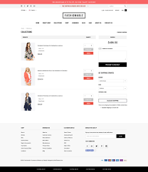 Fashionable Responsive Fashion Shopify Template Sections