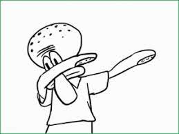 In additon, you can explore our best content using our you can use these free funny meme coloring pages for your websites, documents or presentations. Meme Coloring Pages Lovely Squidward Dabbing Template Squidward Dab Meme On Me Me