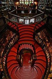 Neo Gothic Bookstore In Livraria Lello Porto Portugal Opened It S Doors In 1906 And Is Home To The Most Magical Ench Staircase Design Architecture Staircase