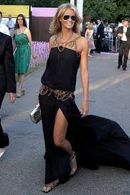 Who Made Elle Macpherson S Black Long Dress Fashion Style Boho Fashion