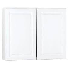 Home depot hampton bay kitchen cabinets white wood. Hampton Bay Hampton Satin White Raised Panel Stock Assembled Wall Kitchen Cabinet 36 In X 30 In X 12 In Kw3630 Sw The Home Depot