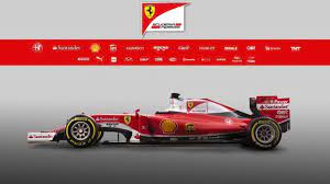 Ferrari Present The Sf16 H In Red And White Ferrari Ferrari F1 Car