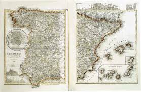 2500x2067 / 873 kb ir al mapa. Stst Karte In 2 Blatt N Radefeld Aus Meyers Grosser Handatlas Spanien Westliche Halfte Von Spanien Espana Spain Karte Antiquariat Clemens Paulusch Gmbh