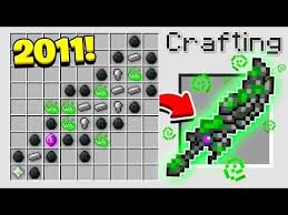 How To Craft The World S Oldest Minecraft Sword Minecraft 1 13 Crafting Recipe Youtube In 2020 Minecraft Sword Crafting Recipes Minecraft 1