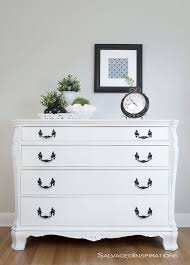 Pure White Chalk Paint Buffet Makeover In 2020 Bedroom Furniture Makeover White Painted Furniture Painted Bedroom Furniture