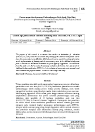 We did not find results for: Pdf Perencanaan Dan Asesmen Perkembangan Pada Anak Usia Dini Suyadi Golden Age Academia Edu