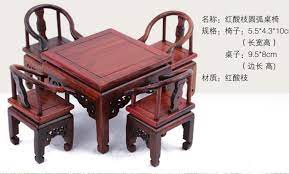红酸枝木仿古创意微缩桌椅迷你微型家具饰品木质工艺品小摆件模型 淘宝网 items