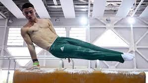 Rhys joshua mcclenaghan bem is an irish artistic gymnast competing internationally for ireland. Watch Northern Ireland Gymnast Rhys Mcclenaghan Debunks Olympic Village Anti Sex Bed Myth Belfasttelegraph Co Uk