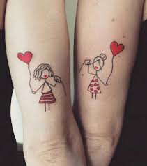 Bestgirltattoos Strichmannchen Tattoo Tattoo Freundschaft Madchen Tattoo