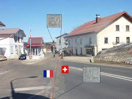 France and switzerland are both part of the schengen area, which means visitors are free to travel from one to the other. Hotel Arbez Franco Suisse Located Half In Switzerland And Half In France Amusing Planet