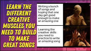Choose a rhythm and beat that matches your song's mood and genre. How You Build The Creative Skills You Need To Make Great Songs Youtube