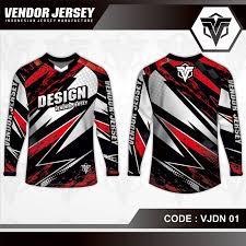 19 gambar desain kaos kerah polo terbaik 2019 styles. Desain Jersey Sepeda Printing Code Vjdn 01 Merah Putih Hitam Vendor Jersey Printing