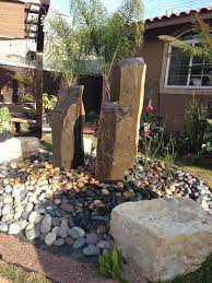 Basalt Rock Fountain Rock Fountain Outdoor Decor Front Yard