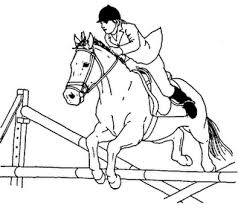 Jumping Horse Coloring Page Horse Coloring Pages Horse Coloring Horse Drawings