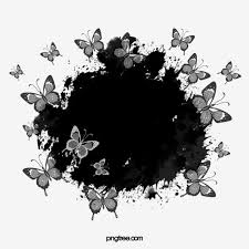 Background Border Design Black And White Butterfly Butterfly Clipart Black Butterfly Ink Splash Gothic Style Frame Gothic Style Black Clipart Bor In 2020 Butterfly Background Black And White Cartoon Beauty Art Drawings