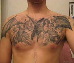 As an angel is a keeper of people, you can often find their figure as defenders against the evil eye or mischief and misfortune. 86 Graceful Angel Tattoos For Chest