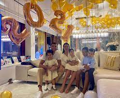 He started playing soccer at an early age when he was just eight. Cristiano Ronaldo S Photo Of Him 4 Kids And Girlfriend Celebrating Nye People Com