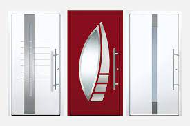 Le design de la porte d'entrée zen se décline sur la porte de garage (fabrication novoferm habitat) et sur le portail de clôture (fabrication cadiou. Modeles De Porte Groke Turen Gmbh