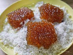 Resepi Kuih Sagu Gula Melaka Kuih Sagu Kelapa Sagu Santan Sagu Gula Merah Bubur Sagu Food Fish Rice