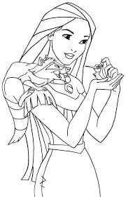 Pocahontas Disney Coloring Page Disney Princess Coloring Pages Princess Coloring Pages Disney Princess Colors