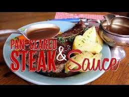After that add 500ml water and black pepercorn until it boil, season spices. How To Pan Sear A Steak And Make Pan Sauce With The Drippings Youtube