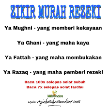Search results for zikir murah rezeki dan cepat kaya mp3. Zikir Untuk Murah Rezeki