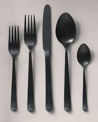 Black Is Magnificent Black Flatware Stainless Steel Utensils Matte Black