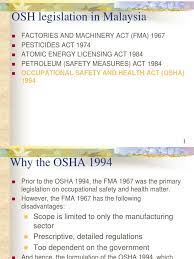 Protect persons at a place of work other than employees; Osha 1994