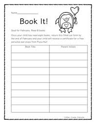 You do a few pages today. Book It Reading Logs English And Spanish Versions By Coffee Create Educate