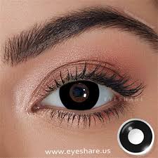 Image result for black sclera contacts