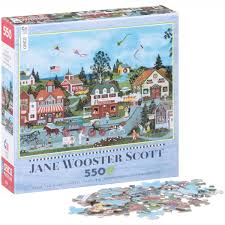 Jane wooster scott puzzles 550. Ceaco Jane Wooster Scott The Life Of Riley Puzzle 550 Pc Box Walmart Com Walmart Com