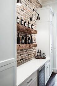 16 Tricks Of Small Kitchen Design Decor Around The World Brick Wall Kitchen Brick Interior Wall Faux Brick Walls