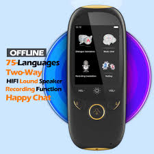 Traductor Inteligente K1 Con 75 Multiples Idiomas Traductor Portatil De Voz Bidireccional Instantaneo En Tiempo Real Ingles Espanol Ruso Aliexpress