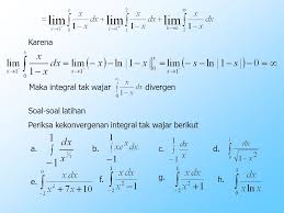 6 2 barisan divergen vs konvergen. Integral Tak Wajar Ppt Download